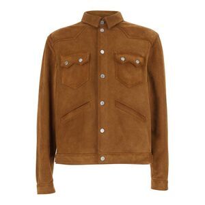 Dsquared2 Men Suede Boxy Shirt